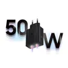 Ładowarka Samsung Power Adapter Duo EP-T5020XBEGEU sieciowa 2x USB-C 50W - czarna